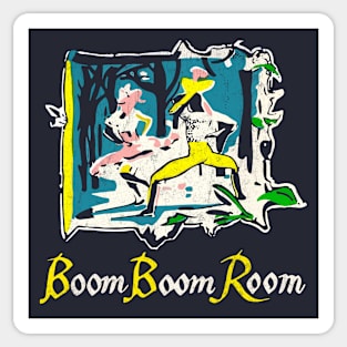 Boom Boom Room -  70s Retro Aesthetic Sticker